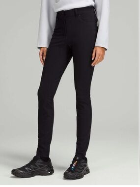 Lululemon City Sleek 5 Pocket 7/8 Pant black 25